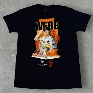 San Francisco Giants Logan Webb Shirt Black 2024 MLB Baseball Pitcher ACE - Med
